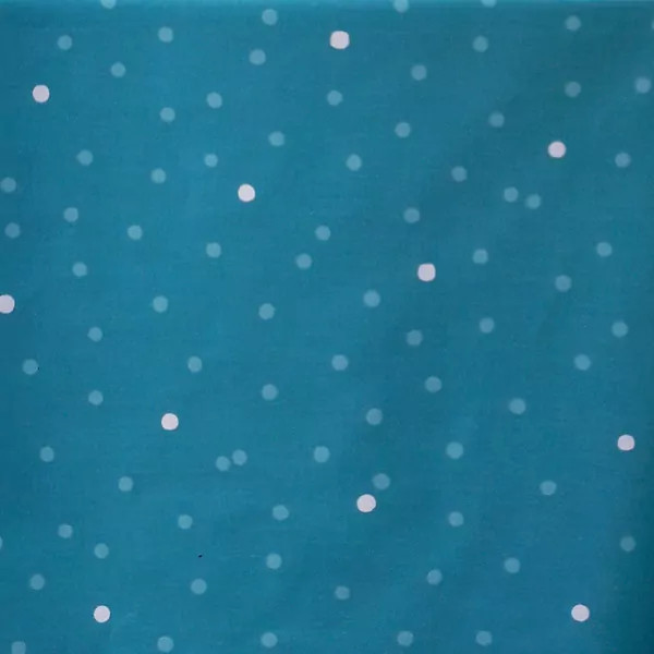Nappe enduite Confettis Turquoise - Fleur de Soleil