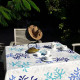 Nappe enduite Corail bleu - Fleur de Soleil
