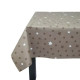 Nappe enduite Etoiles taupe taupe - Fleur de Soleil
