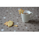 Nappe enduite Etoiles taupe taupe - Fleur de Soleil