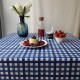 Nappe enduite Guinguette Bleu - Fleur de Soleil