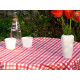 Nappe enduite Guinguette Rouge - Fleur de Soleil