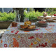 Nappe enduite Mimosa Rouge - Fleur de Soleil