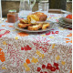 Nappe enduite Mimosa Rouge - Fleur de Soleil