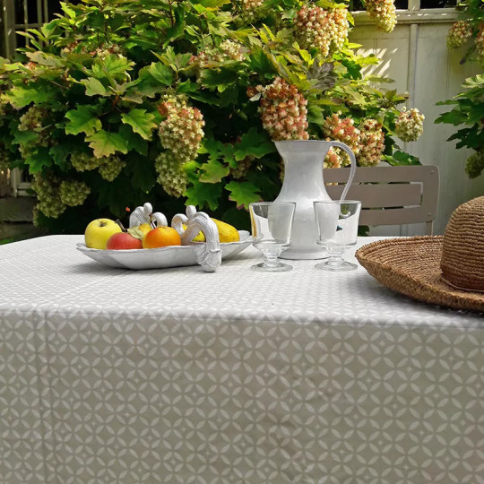 Nappe enduite Mosaïque Sable - Fleur de Soleil