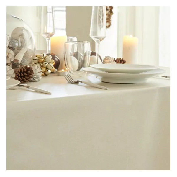 Nappe enduite Pailletée or - Fleur de Soleil