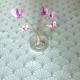 Nappe enduite Papyrus vert d'eau - Fleur de Soleil