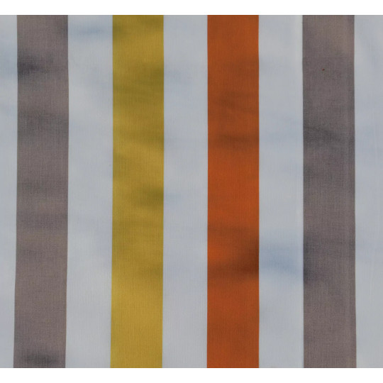 Nappe enduite Rayure  Jaune - Fleur de Soleil