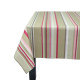 Nappe enduite Rayure taupe - Fleur de Soleil