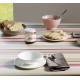 Nappe enduite Rayure taupe - Fleur de Soleil