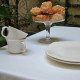 Nappe enduite Unie blanc - Fleur de Soleil