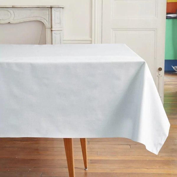Nappe enduite Unie gris pastel - Fleur de Soleil