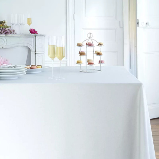 Nappe enduite Unie gris pastel - Fleur de Soleil