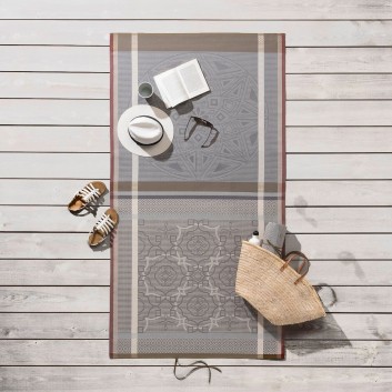 Drap de plage Zellige Le Jacquard Français - 2 coloris