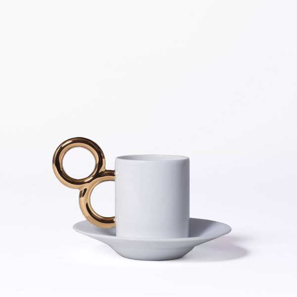 Coffret de deux tasses café et leur soucoupe Maniériste - Extranorm