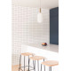 Papier peint carreaux Trame Lait - Season Paper