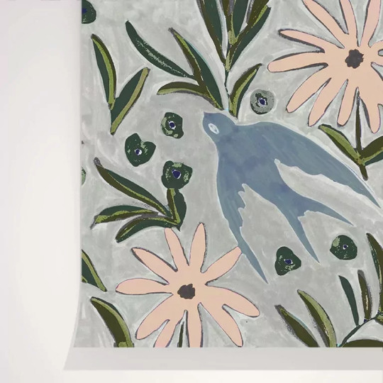 Papier peint Hirondelle - Season Paper