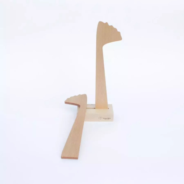 Couverts à salade en bois design - Reine Mère