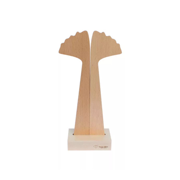 Couverts à salade en bois design - Reine Mère