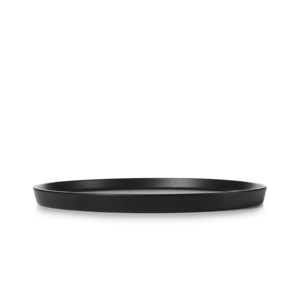 Assiettes plates en Céramique Noire Adelie - Revol