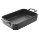 Plat à four rectangulaire en céramique noire Belle Cuisine - Revol