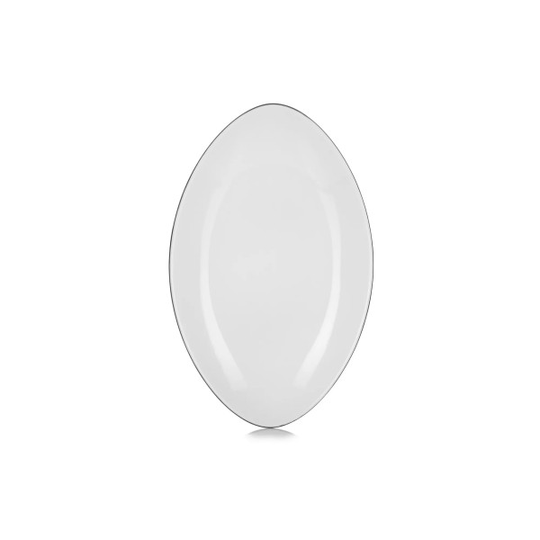Assiette ovale plate en céramique Equinoxe 35cm - Revol