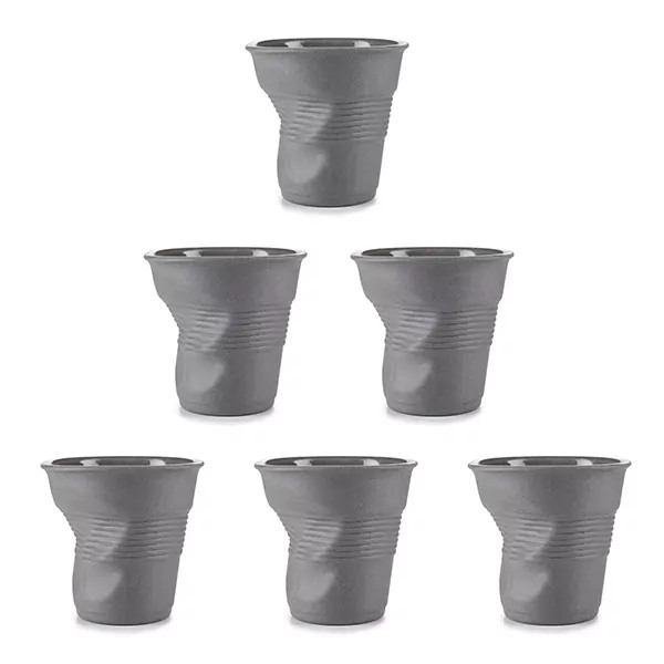 Set de 6 tasses espresso en céramique recyclé - Revol