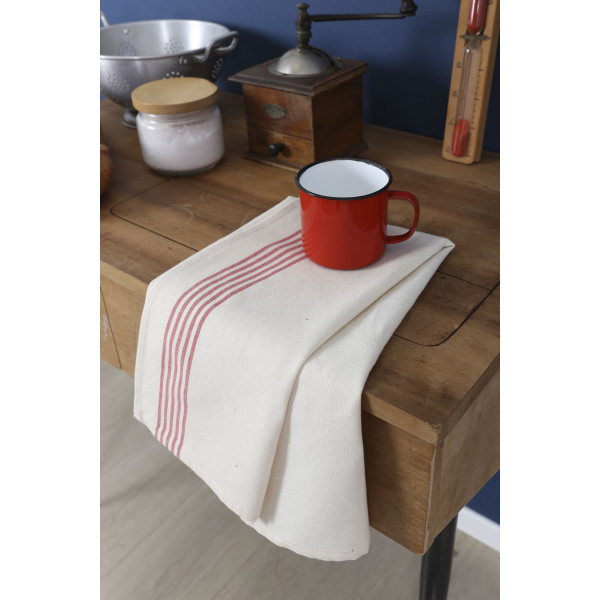Torchon 100% coton thème Printemps - Reine Mère
