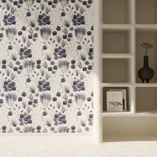 Papier peint champêtre coton floral - Embruns - Season Paper