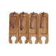 Pack de 4 planches apéritif avec support pour verre à vin vigneron - Le Régal