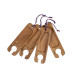 Pack de 4 planches apéritif avec support pour verre à vin vigneron - Le Régal