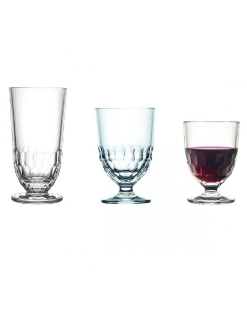 6 Verres Artois La Rochère - 3 tailles
