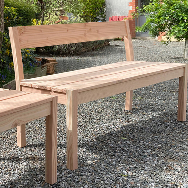 Banquette de jardin en bois Syringa - Ladivine Jardine
