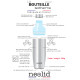 Bouteille isotherme inox made in France 750ml - Neolid