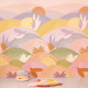 Papier peint joie - Season Paper x Chaumière Oiseau
