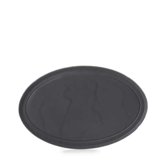 Assiette ovale en céramique effet ardoise - Basalt - Revol