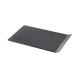 Assiette rectangulaire avec bord relevé en céramique effet ardoise - Basalt - Revol