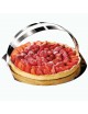 Moule à tarte Cristel en inox 28cm