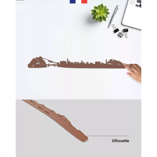 Éplucheur double tranchant - Manche cerisier des bois - Nogent 3 Étoiles