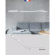 Couteau d'office 9 cm lisse - Manche cerisier des bois - Nogent 3 Étoiles
