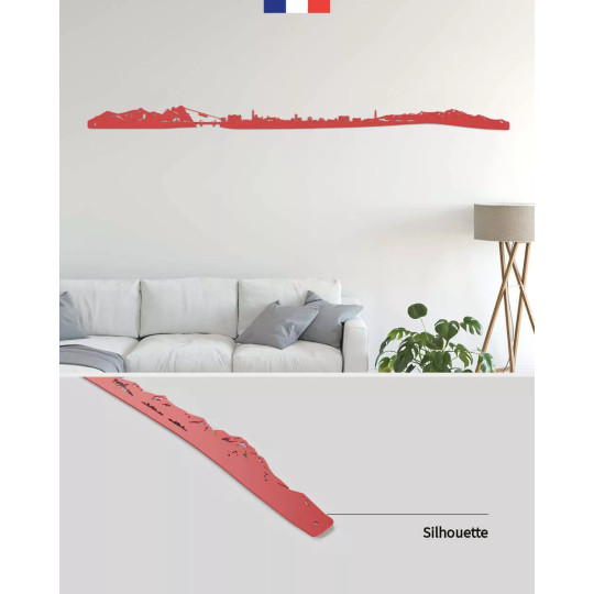 Couteau d'office 9cm crantée 1mm - Manche cerisier des bois - Nogent 3 Étoiles