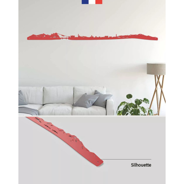 Couteau d'office 9cm crantée 1mm - Manche cerisier des bois - Nogent 3 Étoiles