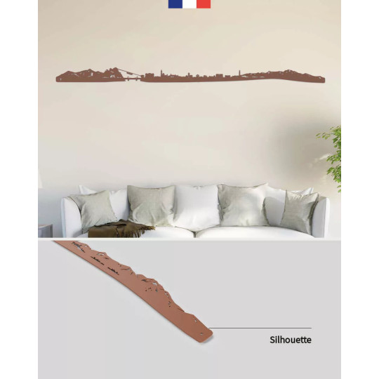 Couteau de table 11 cm - Manche cerisier des bois - Nogent 3 Étoiles