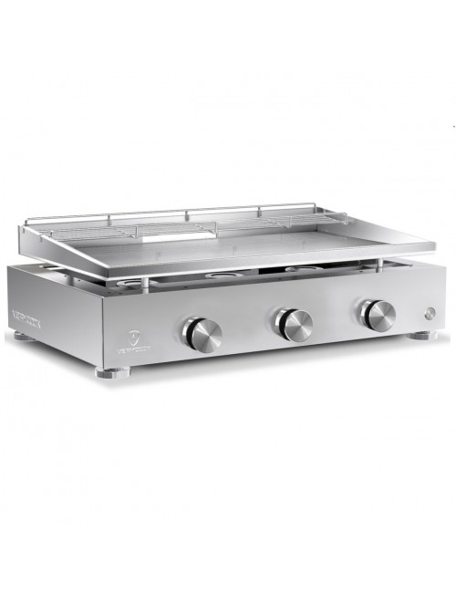 Plancha gaz Simplicity 3 feux Inox Verycook