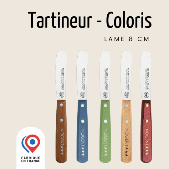 Tartineur lame lisse de 8cm - Nogent 3 Etoiles
