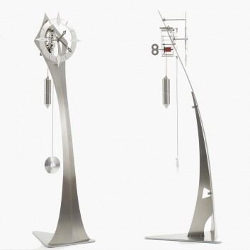 Horloge comtoise inox Utinam