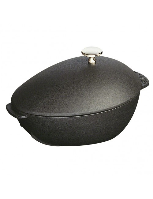 Cocotte Moulière noir mat Staub 28cm