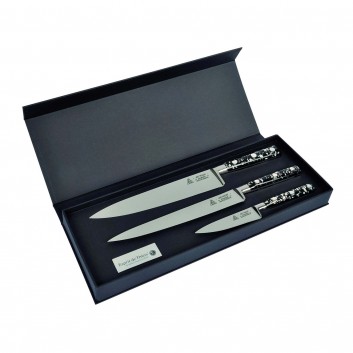 Coffret Au Nain 3 couteaux de cuisine Pépite