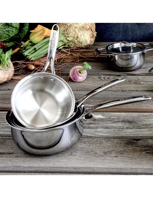 Set batterie 3 casseroles Castel Pro Cristel