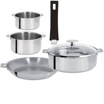Set batterie Cristel Mutine Amovible 6 pièces